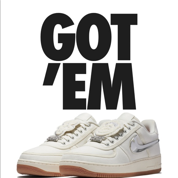 Travis Scott Air Force 1 Sail - Picture 8 of 8